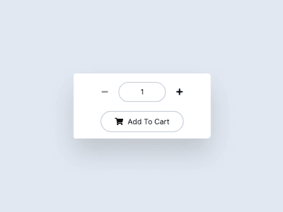 quantity increment buttons
